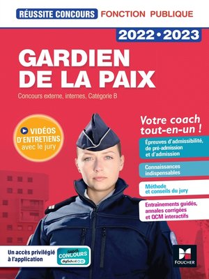 cover image of Réussite Concours--Gardien de la paix Cat. B--2022 -2023--Préparation complète